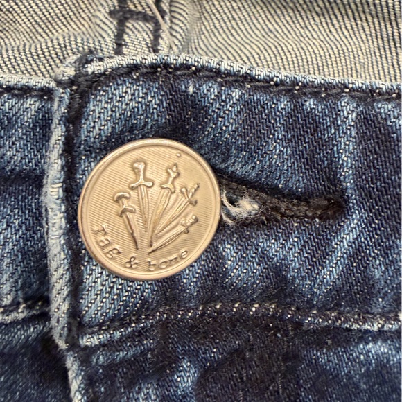 rag & bone Dre Low Rise Slim Boyfriend Women's Blue Jeans Size 26 - Picture 8 of 13